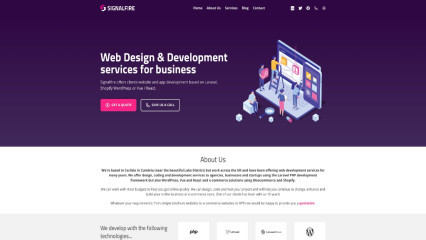 Laravel and Laravel Nova Website Development for Signalfire